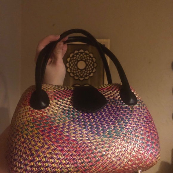 Purse of your dreams! Rainbow and Woven - Picture 2 of 5